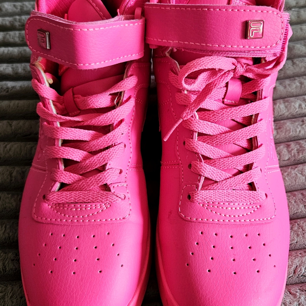 Fila Hot Pink High-Top Sneakers